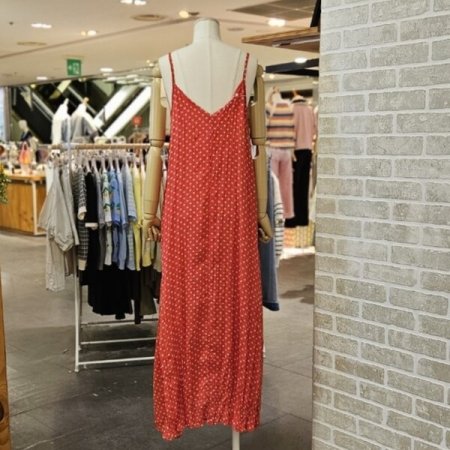 주름 레이어드 원피스