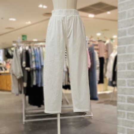 사이즈 핀턱 배기 팬츠