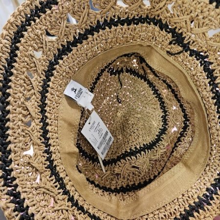 배색 포인트 버킷햇