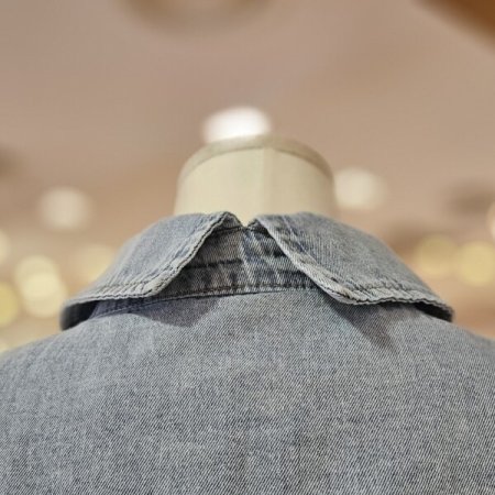 밑단 스트링 셔츠형 자켓