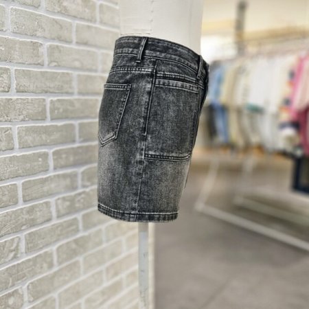 빅 포켓 데님 쇼츠