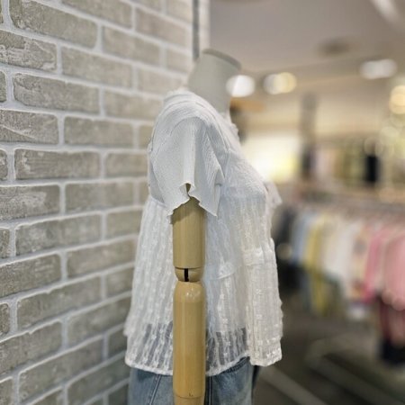 레이스 탑 세트 블라우스