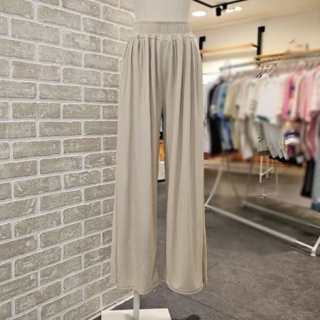 찰랑 와이드 밴딩 팬츠