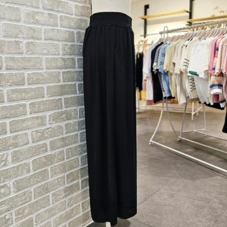 찰랑 와이드 밴딩 팬츠