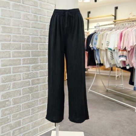 나염 밴딩 팬츠