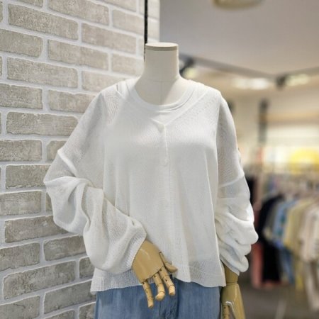 스카시 루즈핏 가디건