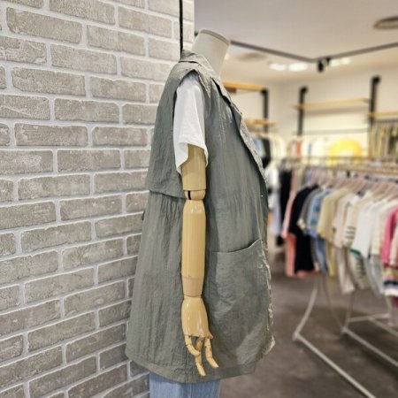 허리 스트링 롱 베스트