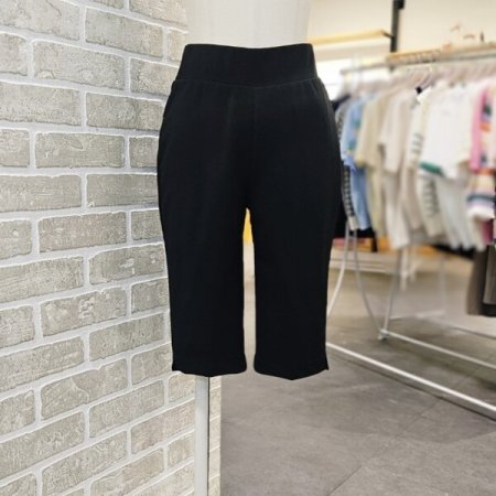 밴딩 슬림 5부 팬츠