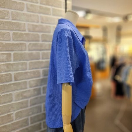 자수 포인트 루즈핏 남방