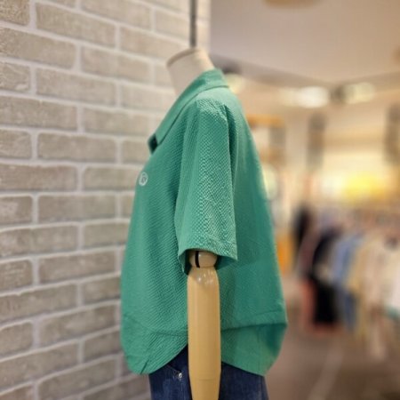 자수 포인트 루즈핏 남방