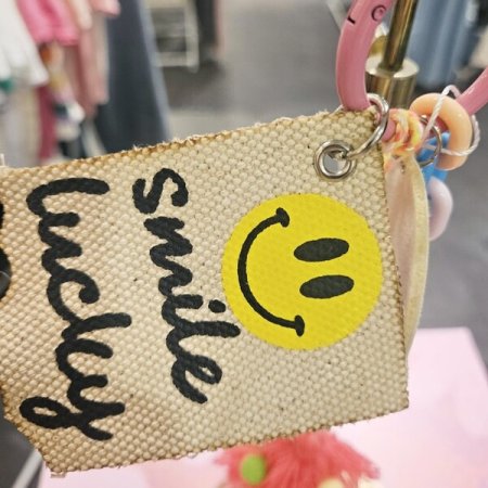 스마일 태슬 장식 키링