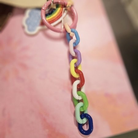 스마일 태슬 장식 키링