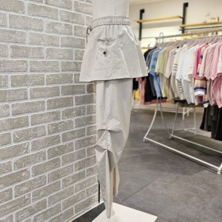 레이어드 밴딩 치마 바지