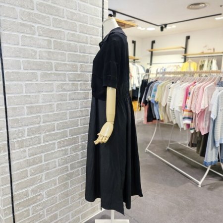 니트 레이어드 원피스