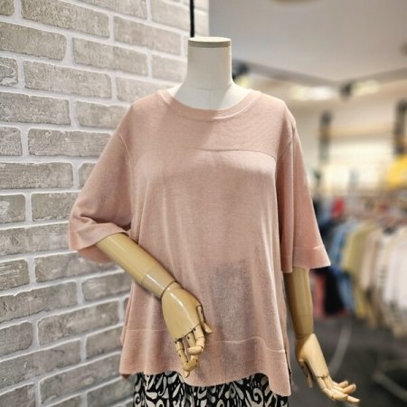 루즈핏 라운드 니트