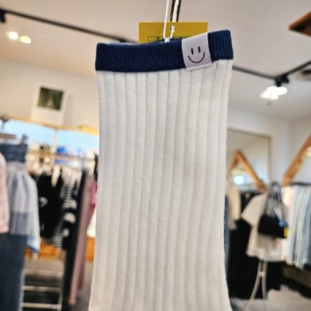 스마일 골지 양말