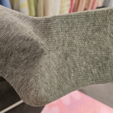 리본 자수 양말