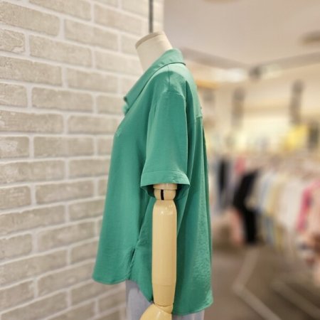 LCV 자수 반팔 남방