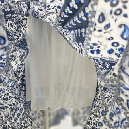 레이온 프린트 스커트