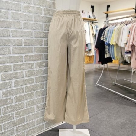 밴드 와이드 팬츠