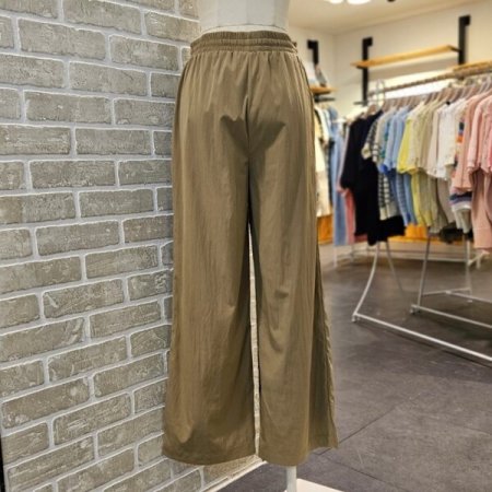 밴드 와이드 팬츠