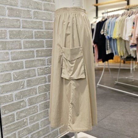 아웃 포켓 치마 바지