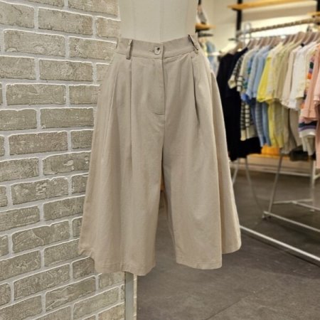 와이드 버뮤다 팬츠