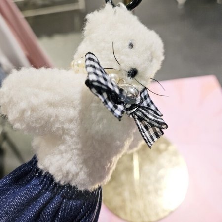 진주 목걸이 레꼬비 키링