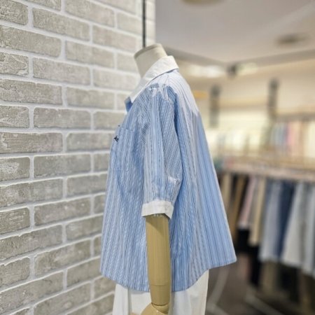 카라 배색 남방