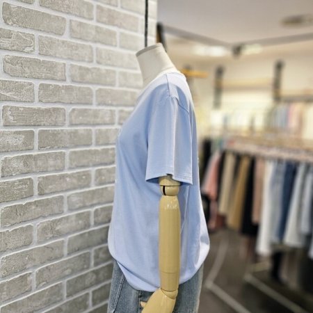 도그 프린트 반팔 티셔츠