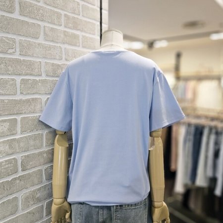 도그 프린트 반팔 티셔츠