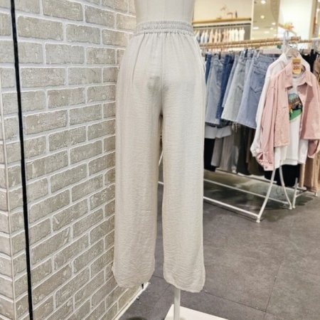 린넨 혼방 팬츠