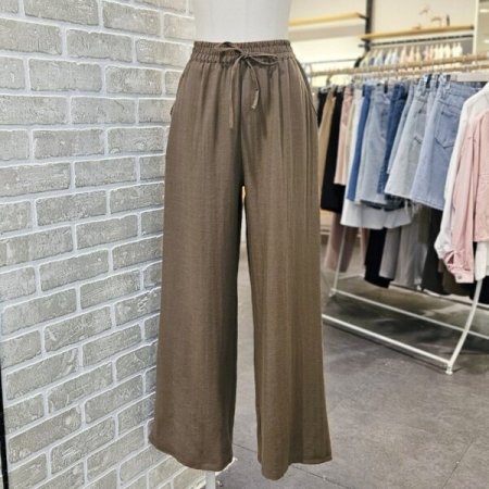 린넨 혼방 팬츠
