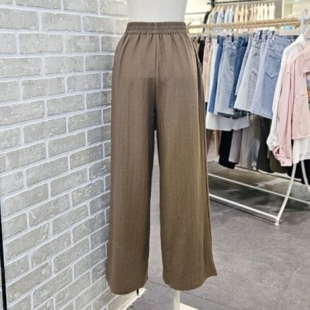 린넨 혼방 팬츠
