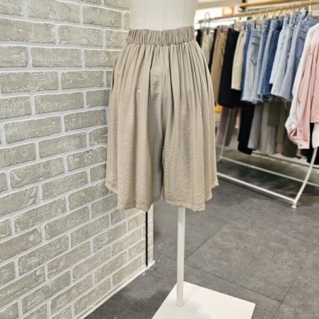 와이드 뒷 밴딩 반바지