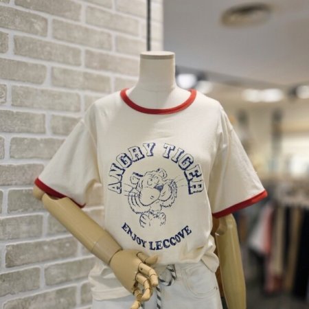 타이거 프린트 티셔츠