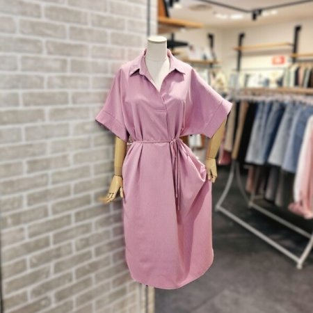 루즈핏 벨트 원피스
