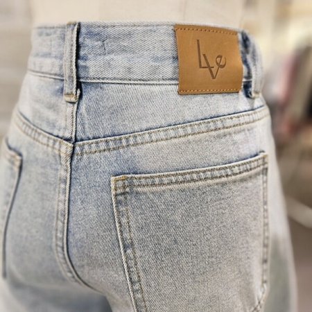 밑단 데끼 데님 숏 팬츠