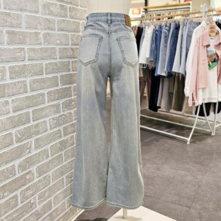 데미지 데님 팬츠