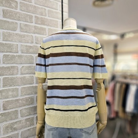 멀티 스트라이프 가디건