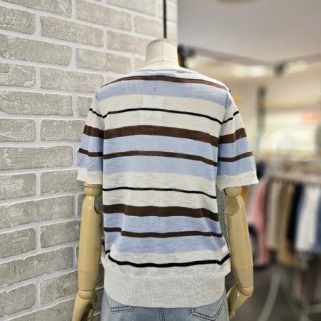 멀티 스트라이프 가디건