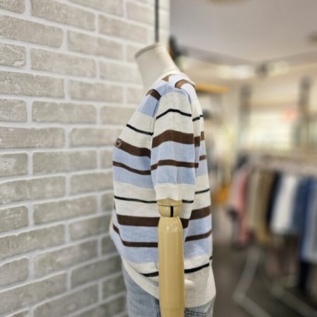 멀티 스트라이프 가디건