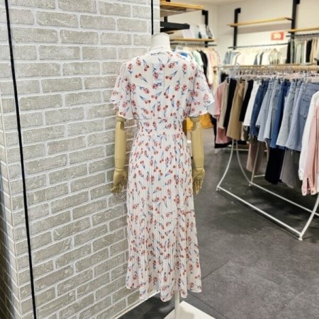 플라워 쉬폰 원피스