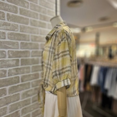 체크 세트 남방