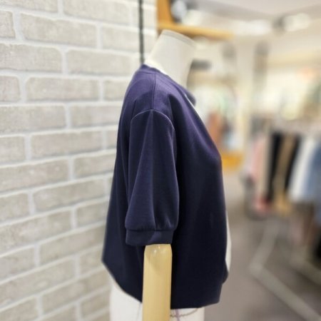 배색 스트링 반팔 티셔츠