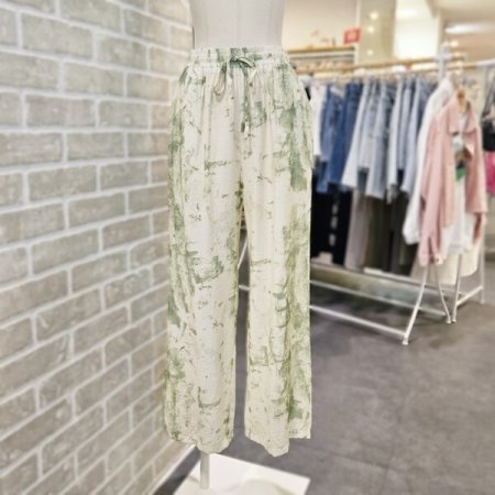 프린트 밴딩 팬츠