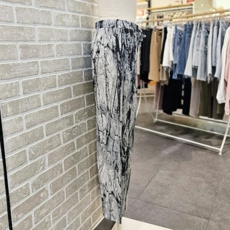 프린트 밴딩 팬츠