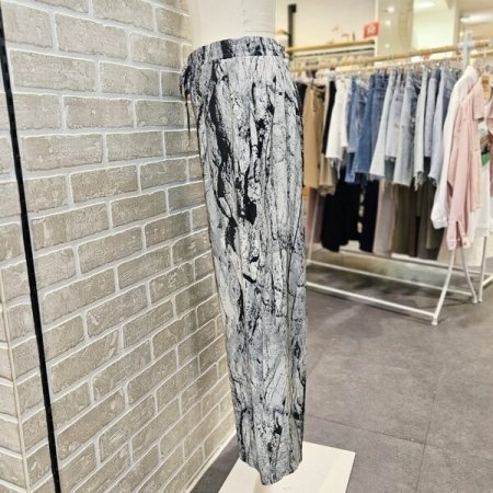 프린트 밴딩 팬츠