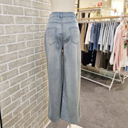 덴셀 일자핏 데님 팬츠