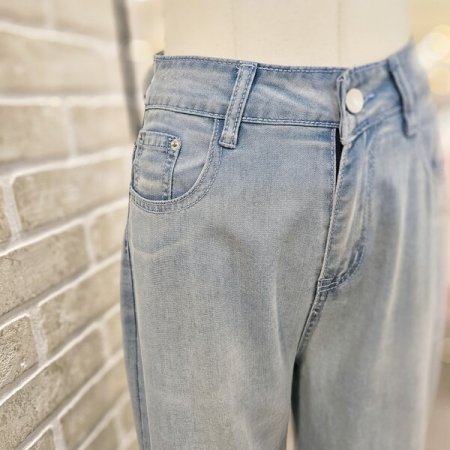 덴셀 일자핏 데님 팬츠